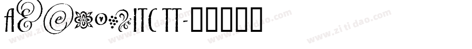 AbatonITC TT字体转换